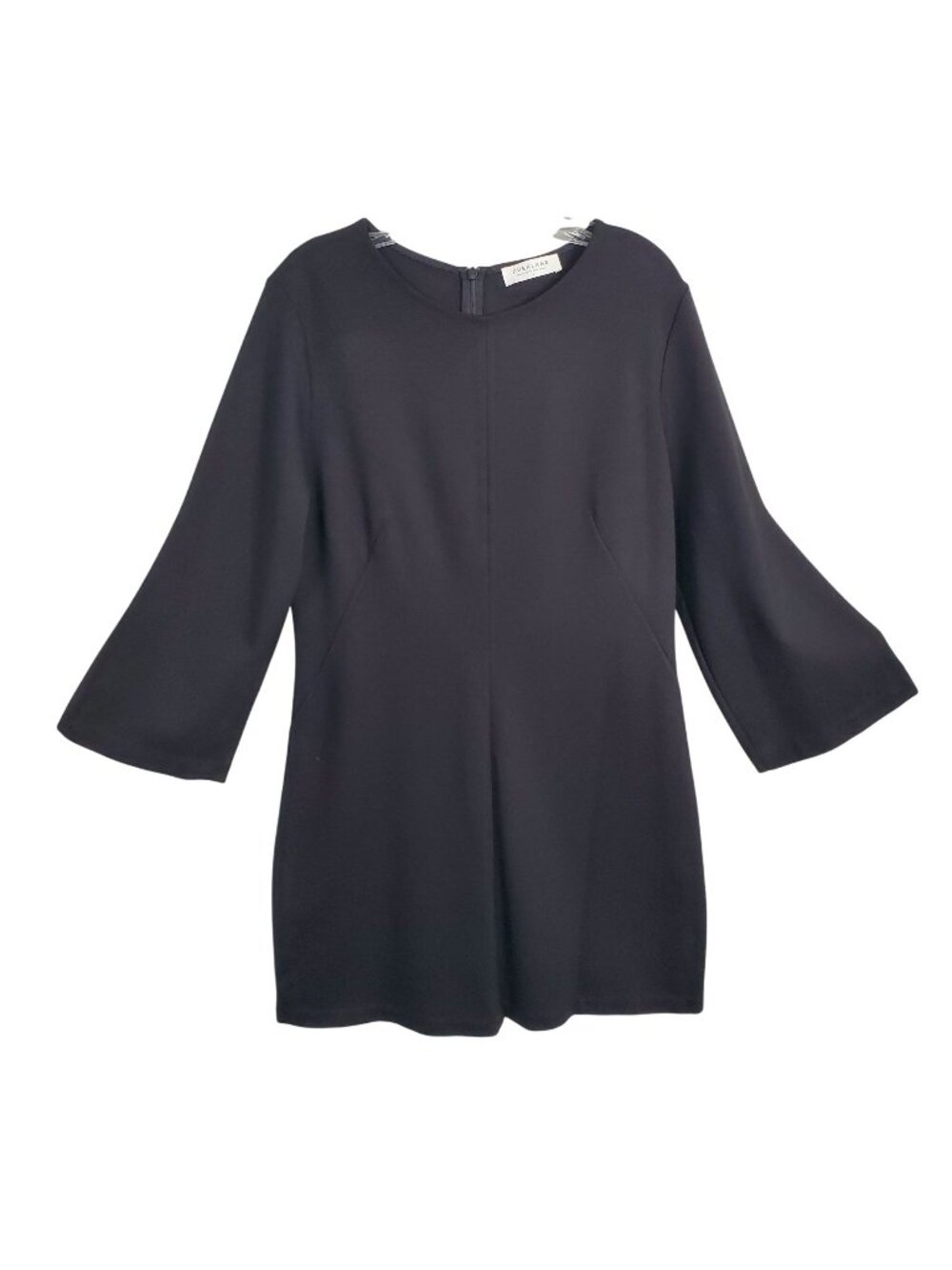 Everlane Size 14 Dress Ponte Knit The Long Sleeve Shift Minimalist Capsule Black